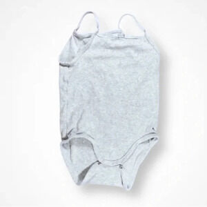 4/$20  H&M Light Gray Cotton Tank Onesie